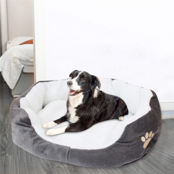 Super Soft Dog Bed Washable long plush Dog Kennel Deep Sleep Dog House Velvet Mats Sofa For Dog Chihuahua Dog Basket Pet Bed