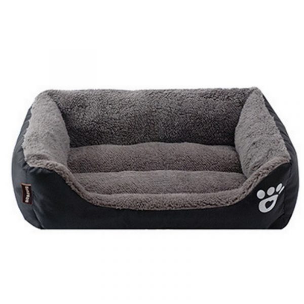 S-3XL Large Pet Cat Dog Bed MultiColor Warm Cozy Dog House Soft Paw Pattren Dog Baskets Mat Autumn Winter Waterproof Kennel