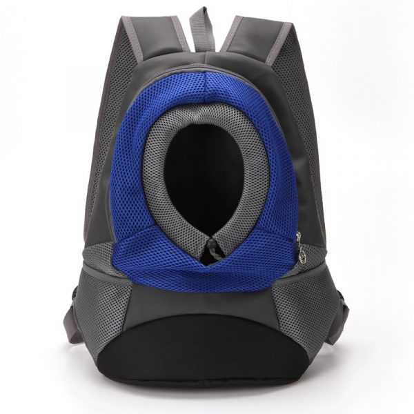 2020 New Out Double Shoulder Portable Travel Backpack Outdoor Pet Dog Carrier Bag Pet Dog Front Bag Mesh Backpack Head