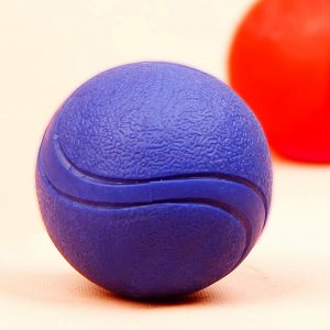 Solid Rubber Pet Dog Ball Training Teeth Chewing Bitting Elastic durable Portable Pet Toys 4.5cm