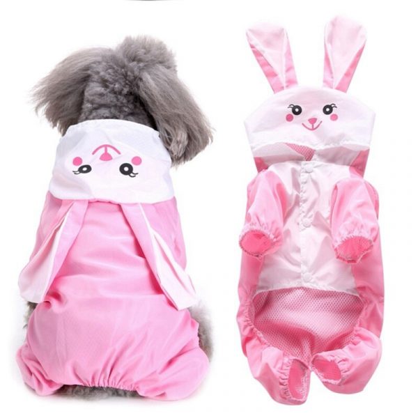 Summer Dog Rain Coats Waterproof Clothes Jacket Dog Jumpsuit Cute Pets Raincoat for Dog Small Large Raincoat Clothing Puppy Coat