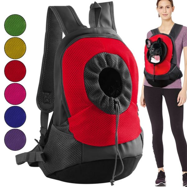 2020 New Pet Carrier Dog Bag Backpack Bleathable Mesh Puppy Shoulder Bag Cat Chest bag