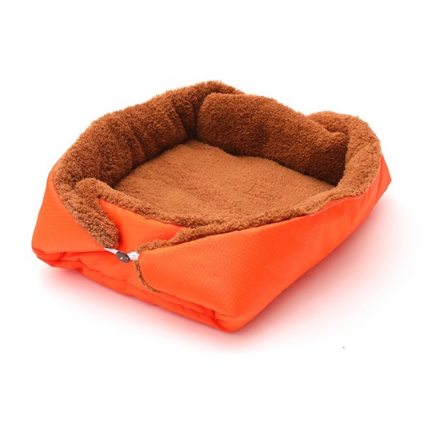 Foldable Washable Pet Dog Cat Sleeping House Nest Plush Pet Dog Bed Winter Warm Pets Bed Soft Mats House