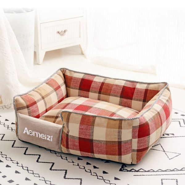 Pet Dog Bed Warm Pet bed Removable Soft Pet Bed For Dogs Washable House Sofa Mats Sleeping Beds Cat Puppy Kennel