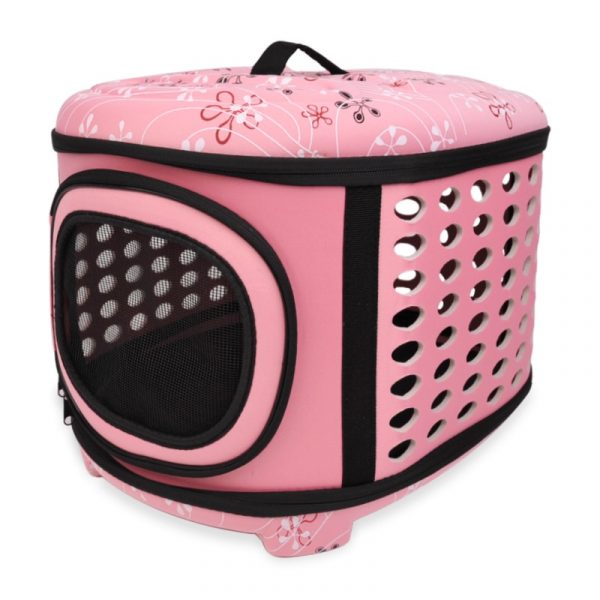 Travel Dog Carrier Bag Portable Folding Pet Cage Carrying Bags Handbag for Cat Dog Puppy Guinea Pig Hamster