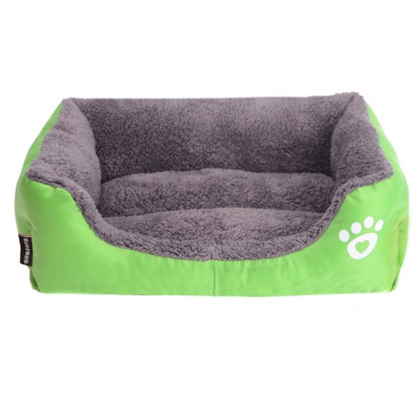 S-3XL Large Pet Cat Dog Bed MultiColor Warm Cozy Dog House Soft Paw Pattren Dog Baskets Mat Autumn Winter Waterproof Kennel