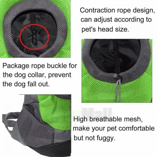 2020 New Pet Carrier Dog Bag Backpack Bleathable Mesh Puppy Shoulder Bag Cat Chest bag