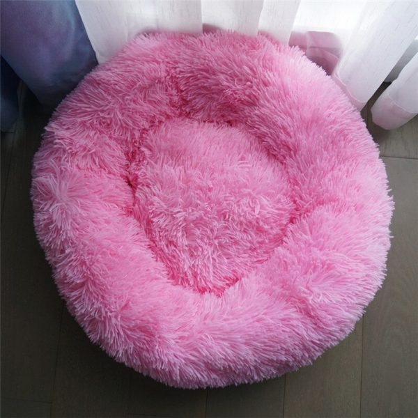 Dog Bed Super Soft Washable Long Plush Pet Kennel Deep Sleep Dog House Velvet Mats Sofa For Dog Basket Pet Cat Bed Drop shipping