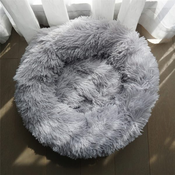 Dog Bed Super Soft Washable Long Plush Pet Kennel Deep Sleep Dog House Velvet Mats Sofa For Dog Basket Pet Cat Bed Drop shipping