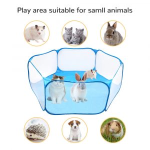 Pet Bed Small Animals Breathable Folding Fence Portable Small Pet Tent Playpen For Hamster Cat Guinea Pig