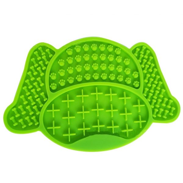 Dog Licking Pad Dog Bath Buddy Slow Feeders Cat Treat Mat Pet Dispensing Mat Pet Bathing Grooming Dog Training Supplies#np30