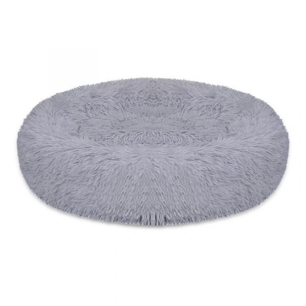 DEKO Pet Dog Bed Super Soft Kennel Round Fluffy Cat House Warm Comfortable Sleeping Cushion Mat Sofa Washable Puppy Plush