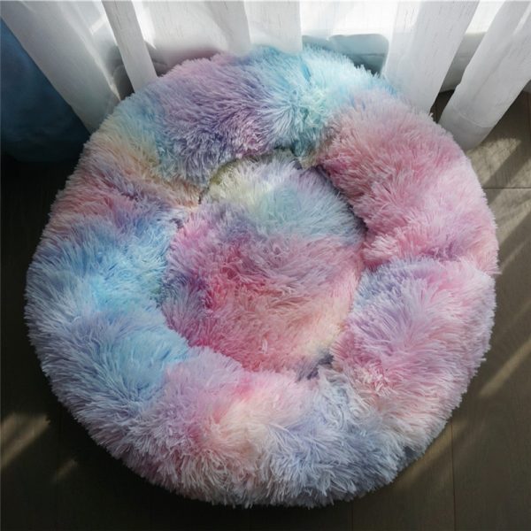 Dog Bed Super Soft Washable Long Plush Pet Kennel Deep Sleep Dog House Velvet Mats Sofa For Dog Basket Pet Cat Bed Drop shipping