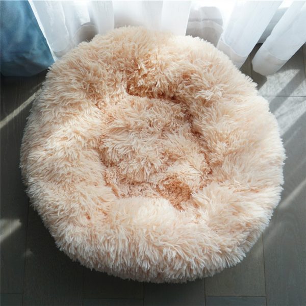 Dog Bed Super Soft Washable Long Plush Pet Kennel Deep Sleep Dog House Velvet Mats Sofa For Dog Basket Pet Cat Bed Drop shipping