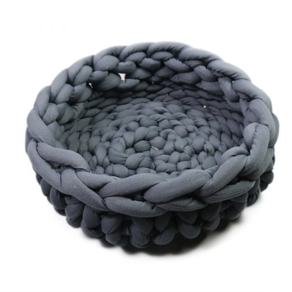 Pet Kennel Pet Dog Cat Hand-woven Bed Handmade Knit Nest House Puppy Kitten Cave Basket Sleeping Bag Dogs Kennel Supplies