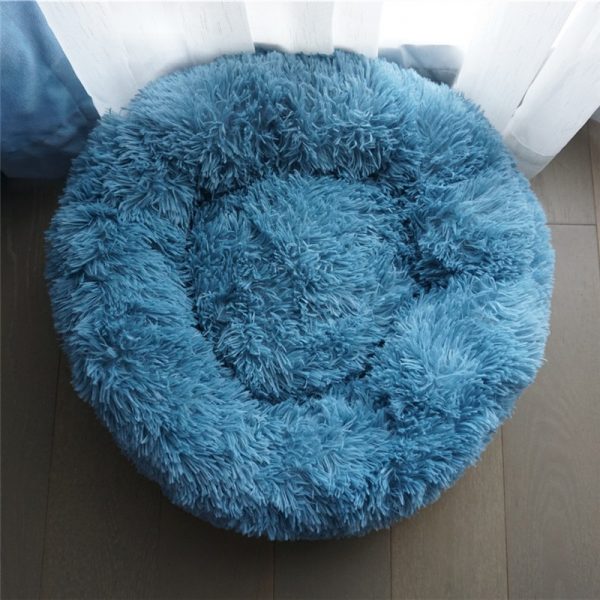 Dog Bed Super Soft Washable Long Plush Pet Kennel Deep Sleep Dog House Velvet Mats Sofa For Dog Basket Pet Cat Bed Drop shipping