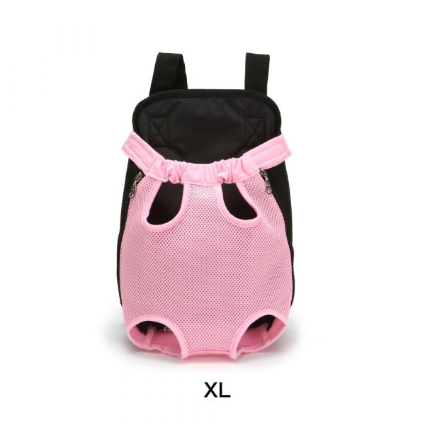 Pet Carry Adjustable Dog Backpack Kangaroo Breathable Front Puppy Dog Carrier Bag Pet Carrying Travel Legs Out Easy-Fit S/M/L/XL