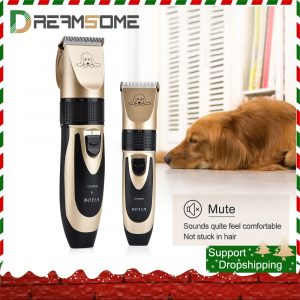 Dog Clippers Low Noise Pet Shaver Rechargeable Dog Trimmer Cordless Pet Grooming Tool Cat Animal Hair Cutter Trimmer Haircut