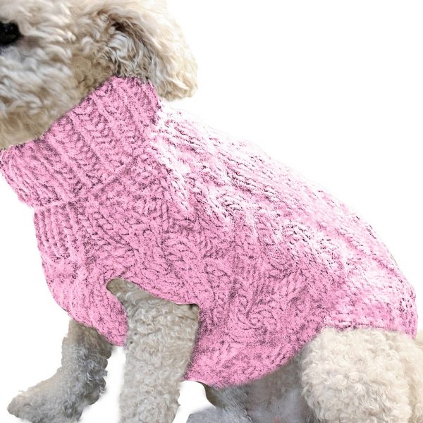 Winter Knitted Dog Clothes Warm Jumper Sweater For Small Large Pet Clothing Coat Knitting Crochet Cloth Jersey Perro