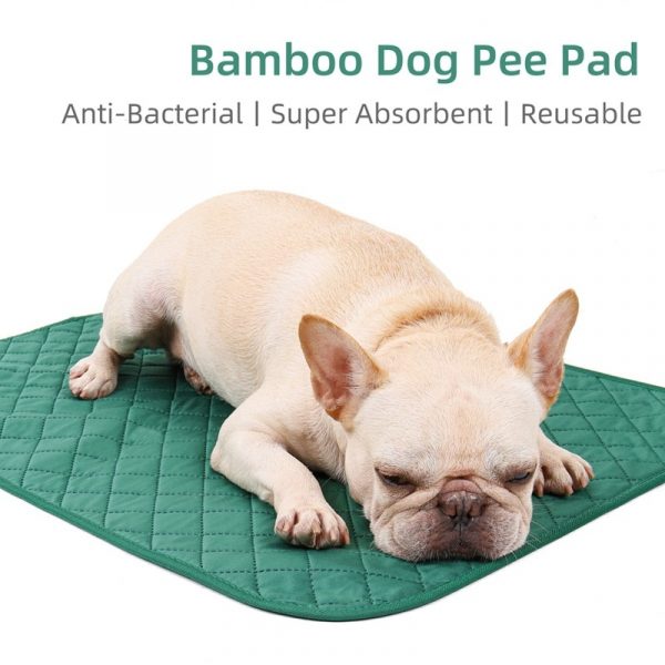 Waterproof Reusable Dog Bed Mats Bamboo Charcoal Fiber Pet Urine Pad Deodorization Dog Diapers For Dogs Farrow Pee Training