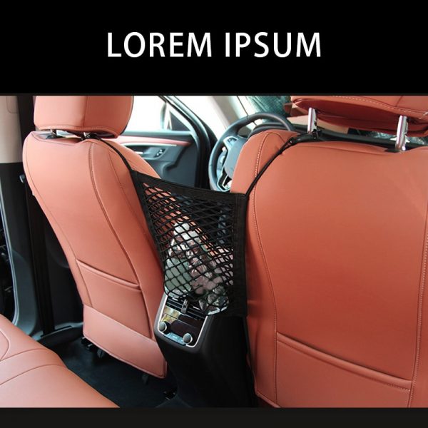 Elastic Car Pet Barrier Mesh Car Back Seat Safety Travel Children Isolation Net Nylon Barrier Fence Pets Dog Anti-collision Mesh