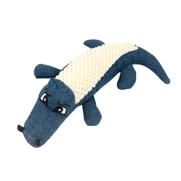 Pet Dog Toy Linen Plush Animal Toy Dog Chew Squeaky Noise Cleaning Teeth Toy Teeth Supplies Toy Tough Interactive Doll 1PC#30