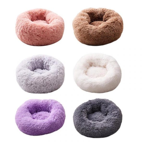 Long Plush Pet Cat Dog Kennel Bed Washable Cat House Sofa Bed for Dog Chihuahua Dog Basket Puppy Pet Bed Dropshipping 40-100cm