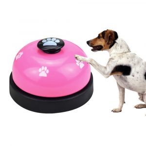 New Interactive Pet Dog Training Bell Squeak Toys Pet Call Bell Toy For Dog Cat Kitten Dog Puppy Food Feed Reminder Tool