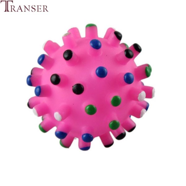 Transer 6.5cm Durable Squeaky Pet Dog Ball Toys Pet Products Dog Supplies Pets Dogs Toys Balls Squeaky Toy Quack 81220