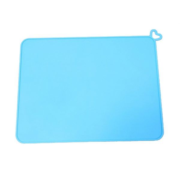 Silicone Pet Feeding Mat Non Slip Pet Food Placemat For Dog Cat Waterproof Non-slip Table Mat Cover Antiskid Heat-insulated