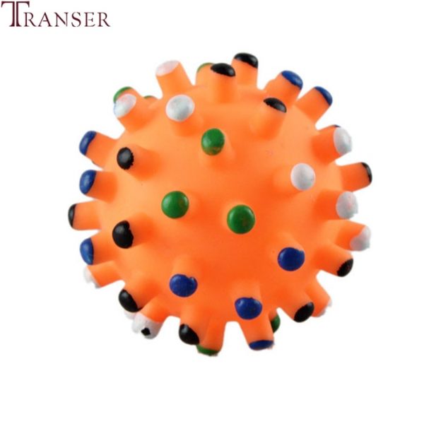 Transer 6.5cm Durable Squeaky Pet Dog Ball Toys Pet Products Dog Supplies Pets Dogs Toys Balls Squeaky Toy Quack 81220