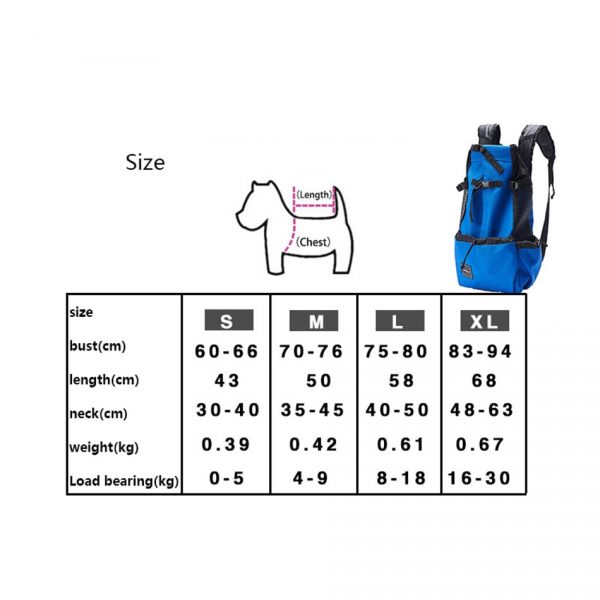 Breathable Pet Dog Carrier Bag for Large Dogs Golden Retriever Bulldog Backpack Adjustable Big Dog Travel Bags Pets Products