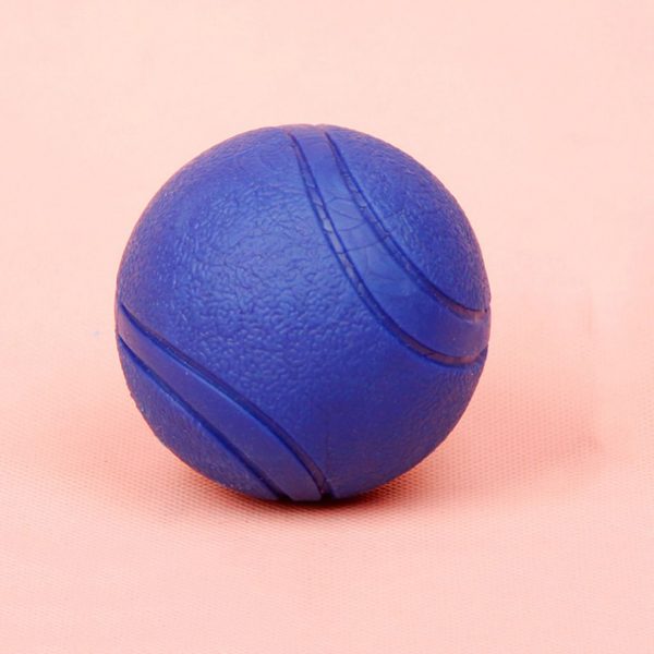 Solid Rubber Pet Dog Ball Training Teeth Chewing Bitting Elastic durable Portable Pet Toys 4.5cm