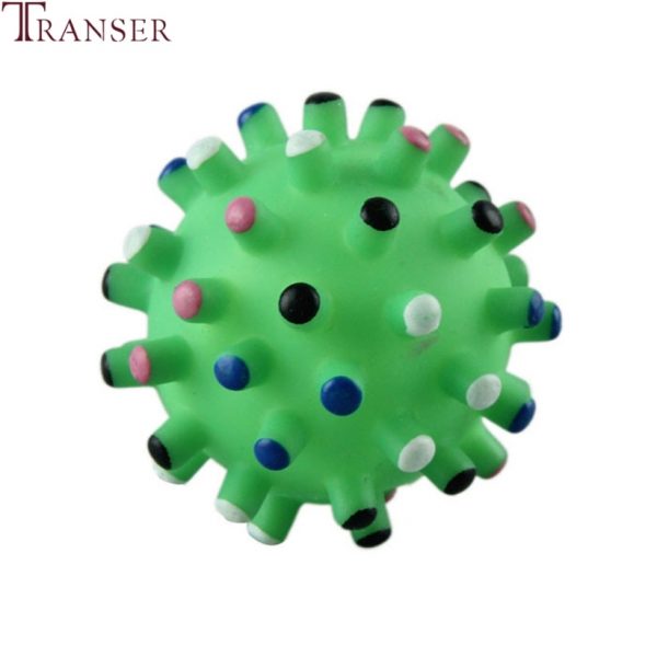 Transer 6.5cm Durable Squeaky Pet Dog Ball Toys Pet Products Dog Supplies Pets Dogs Toys Balls Squeaky Toy Quack 81220