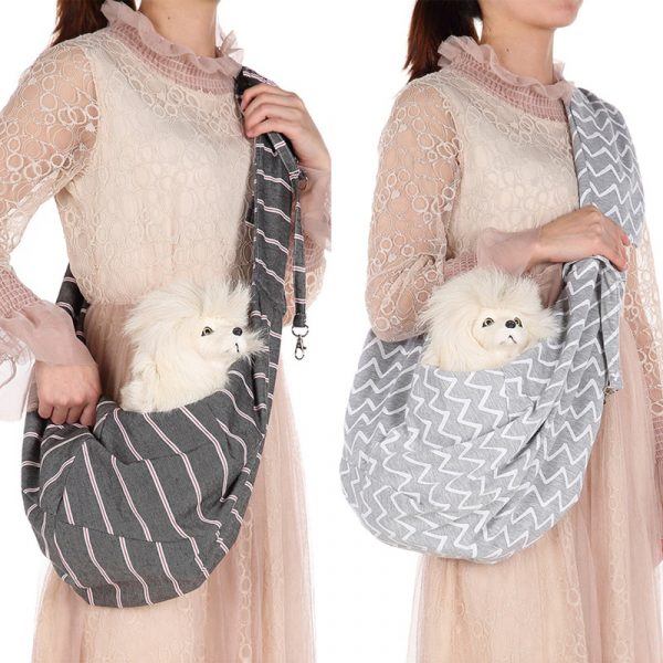 Pet Carrier Dog Cat Sling Single Shoulder Bag Carrier Bags For Small Pets Dog Front Chest Carrier Outdoor Travel Hands-Free Bag