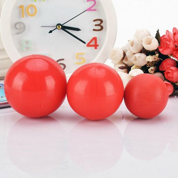 Super Toughness Pet Molar Bite Resistant Training Chew Toy Non-toxic Solid Natural Rubber Bouncing Ball For Dog Cat