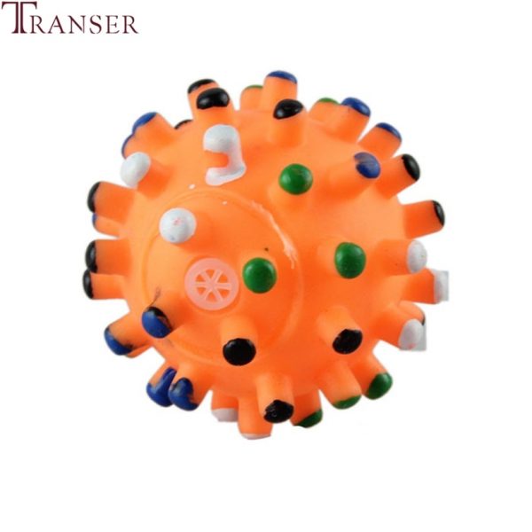 Transer 6.5cm Durable Squeaky Pet Dog Ball Toys Pet Products Dog Supplies Pets Dogs Toys Balls Squeaky Toy Quack 81220