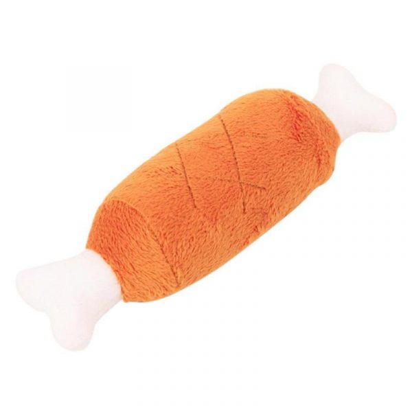 1PC Bones Shape Plush Sound Chew Toys for Cat Dog Puppy Interactive Toy Funny Playing Dog Products