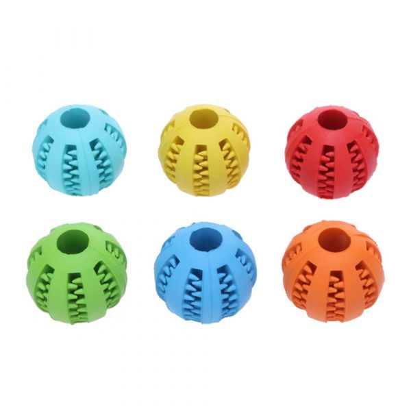 5/7 cm Dog Toy Interactive Rubber Balls Pet Dog Cat Puppy Elasticity Teeth Ball Dog Chew Toys Tooth Cleaning Balls Toys For Dogs