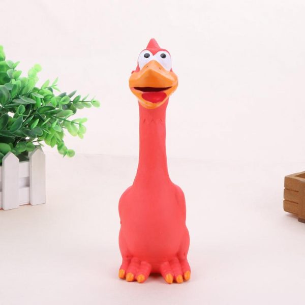 1PC Toy For Dogs Puppy Screaming Rubber Chicken Toy For Dogs Latex Squeak Squeaker Chew Training Pet Products