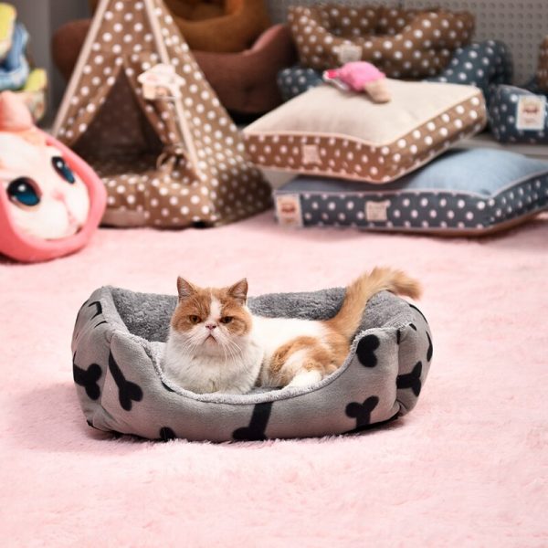 Dog Bed Mat House Pad Warm Winter Pet House Nest Dog Bed With Kennel For Small Medium Dogs Nest Petshop cama perro