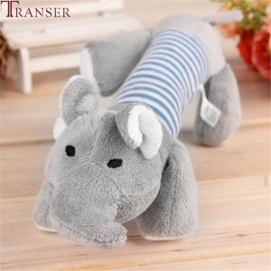 Transer Pet Supply Soft Plush Animal Elephant Dog Sound Chew Toys For Small Large Dogs 80224