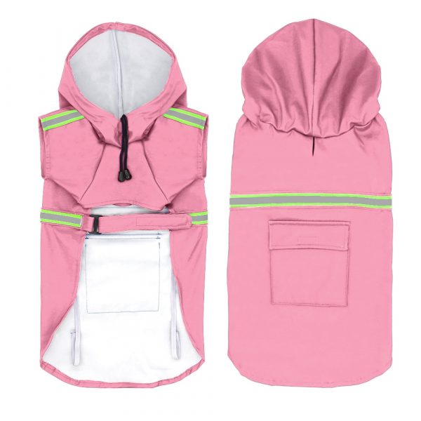 Raincoat Clothes For Dogs Waterproof Raincoat Dog Coat Jacket Reflective For Small Medium Large Dogs Labrador S-5XL 5 Colors