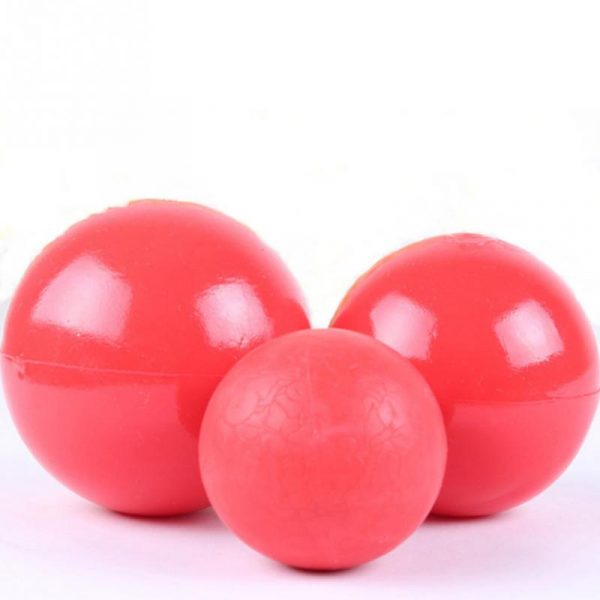 Super Toughness Pet Molar Bite Resistant Training Chew Toy Non-toxic Solid Natural Rubber Bouncing Ball For Dog Cat