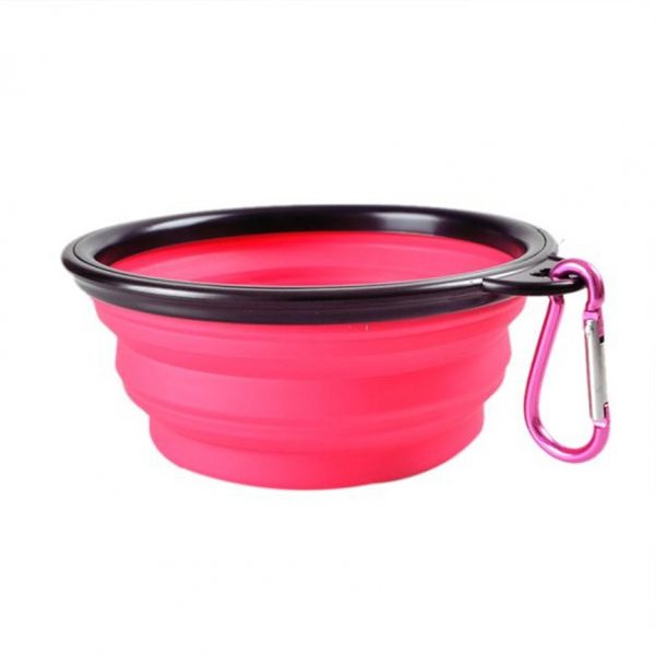 Dog Travel Bowl Portable Foldable Collapsible Pet Cat Dog Food Water Feeding Travel Outdoor Bowl Oct#2