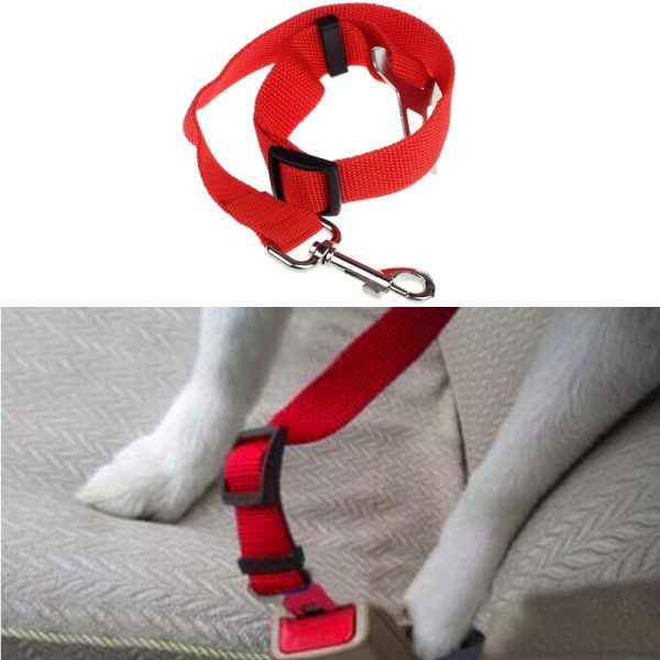 2.4cm Home Car Pet Cat Dog Cinturon De Seguridad Para Safety Care Pets Vehicle Car Seatbelt Harness Lead Clip ошейник для собак