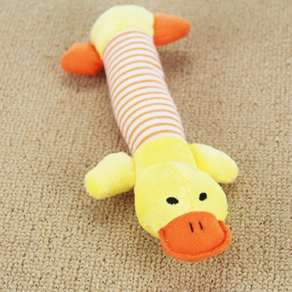 Lovely Pet Supply Cute Papa Duck Plush Dog Toy With Rope Dog Toys New