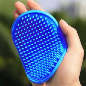 Pet Dog Cat Bath Brush Comb Rubber Glove Hair Fur Grooming Massaging Massage Kitchen Cleaning Gloves pets Silicone Washing Glove