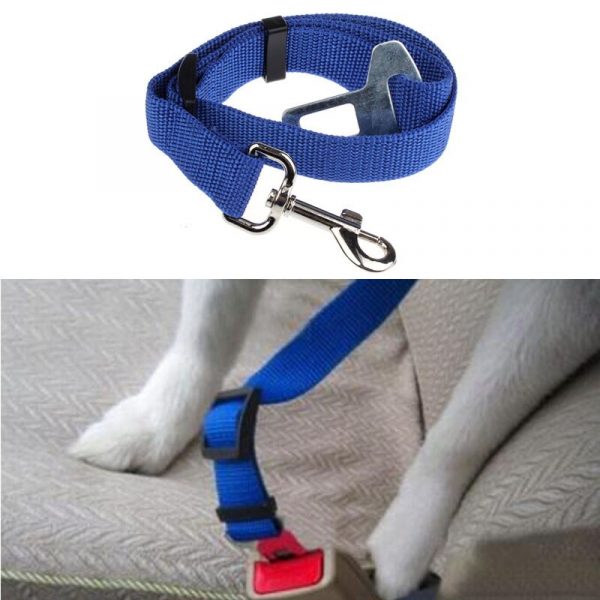 2.4cm Home Car Pet Cat Dog Cinturon De Seguridad Para Safety Care Pets Vehicle Car Seatbelt Harness Lead Clip ошейник для собак