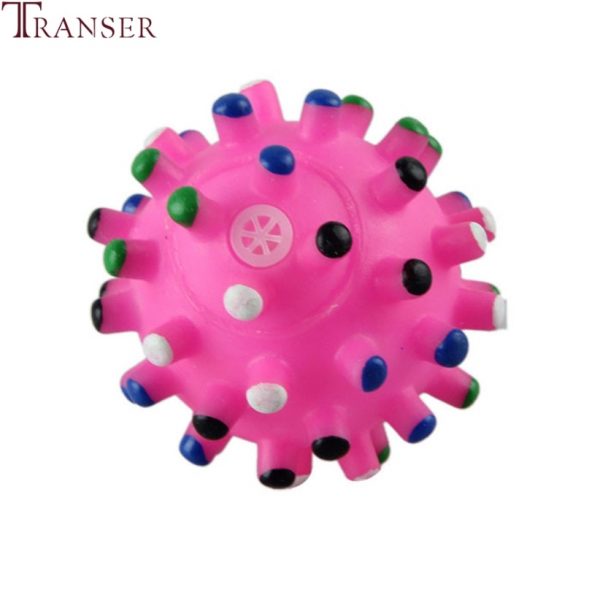 Transer 6.5cm Durable Squeaky Pet Dog Ball Toys Pet Products Dog Supplies Pets Dogs Toys Balls Squeaky Toy Quack 81220